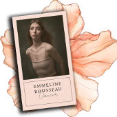 Elegant Dancer Carte de visite photo professionnel