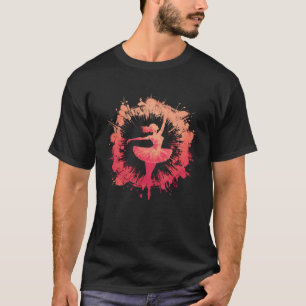Elegant Dancing Ballerina Ballet Dames Girls Ball T-shirt