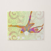Elegant Dancing Ballerina Legpuzzel (Horizontaal)