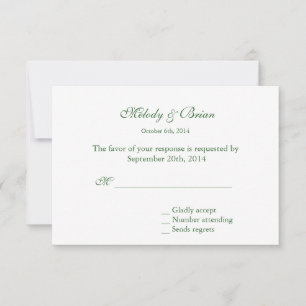 élégant dandelion jaune faire-part de mariage RSVP