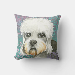 Elegant Dandie Dinmont Terrier Kussen
