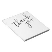 Elegant dank u Notitieblok (Schuin)