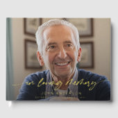 Élégant Dans L'Amour Script Photo Funéraire (Recto)