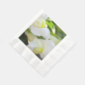 Élégant dans les serviettes en papier blanc (Coin)