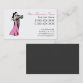Elegant danspaar visitekaartjes (Voorkant / Achterkant)
