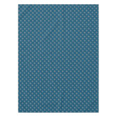 Elegant Dark Blue Damask Pattern Tafelkleed (Voorkant)