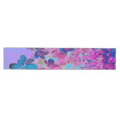 Elegant Dark Blue en Magenta Limelight Hydrangea Medium Tafelloper (Horizontaal)
