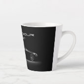 Elegant Dark Luxury Inspirerend Latte Mok (Rechts)