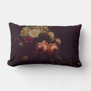Elegant  Dark Moody Dutch Art Floral Kussen