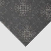 Elegant Dark  Patroon Tissuepapier (Detail)