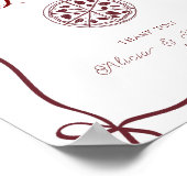 Elegant dat is een meer verlovingsfeest Cadeau & k Poster (Hoek)