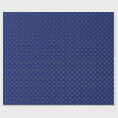 Elegant David Star Pattern Hanukkah  Cadeaupapier (Vlak)