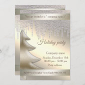 Elegant dazzle shiny kerfeest kaart (Voorkant / Achterkant)