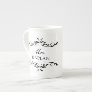 Elegant de heer of mevrouw  romantische stijl porselein kop