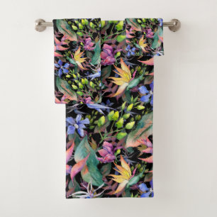 Élégant décor floral aquarelle accrocheur 