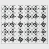 Elegant Decorative Florette Frans Cadeaupapier (Vlak)