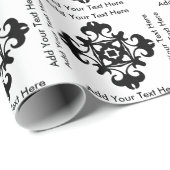 Elegant Decorative Florette Frans Cadeaupapier (Rol Hoek)