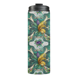 Elegant Decorative Mardi Gras Thermosbeker