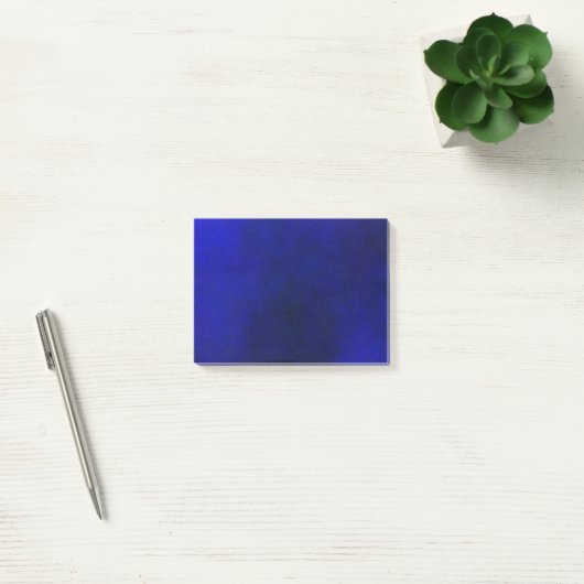 Elegant Deep Blue Gradient Plasma Post-it® Notes (Kantoor)