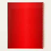 Élégant dégradé rouge (Dos)