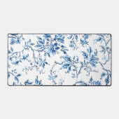 Elegant Delft Blue et White Floral (Recto)