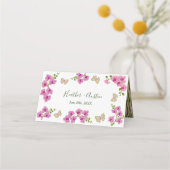 Elegant Delicate Paarse Orchids Bohemian (Achterkant)