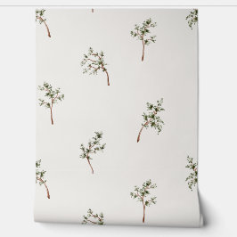 Elegant dennenboom behang