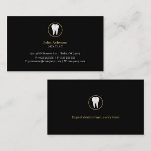 Elegant Dental Blauw Visitekaartje