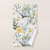 Elégant design féminin l Botanique l Blanc ivoire (Serviette à main)