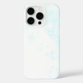 Elegant design in Light Blue en White iPhone 16 Pro Hoesje