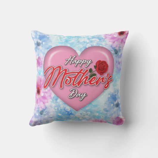 Elegant Design Minimalist Editable voor moederdago Kussen (Achterkant)