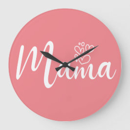 Elegant design Text mama Typografie Grote Klok
