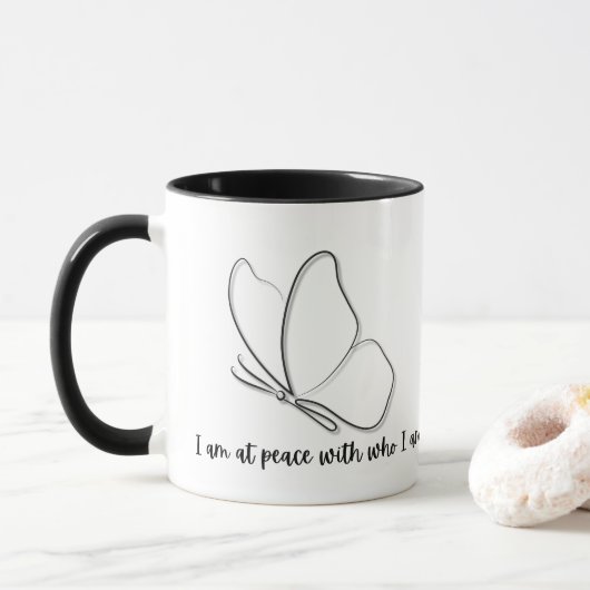 Elegant designed cushion Mug (Avec donut)