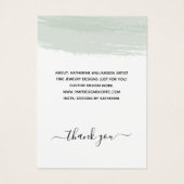 Élégant designer bijoux oreille  (Dos)