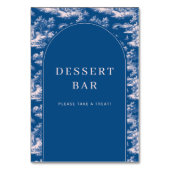 Elegant Dessert Bar Invitation Kaart (Achterkant)