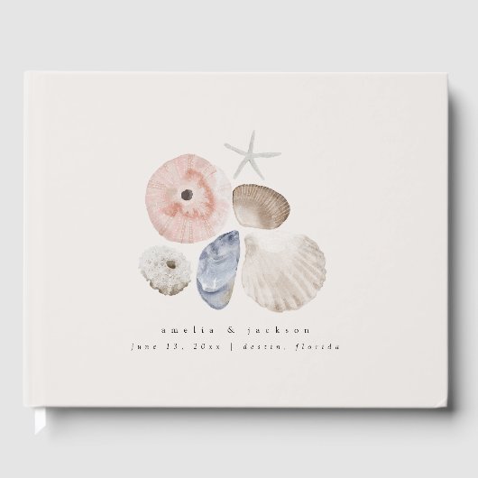 Elégant Destination Beach Wedding Livre d'or (Recto)