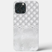 Elégant Diamant blanc Tuft et coque iphone Pearl (Verso)