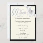 Elegant Diamond 60ste Jubileum feestdag Kaart (Voorkant)