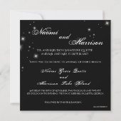 ELEGANT DIAMOND HEART INVITATION KAART (Achterkant)