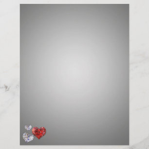 Elegant Diamond Hearts