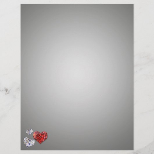 Elegant Diamond Hearts (Voorkant)