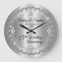 Elegant Diamond Jubilee 75th Wedding Jubileum