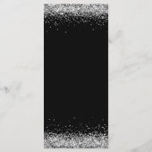 Elégant Diamonds 40e Anniversaire Dîner Menu Plat (Dos)