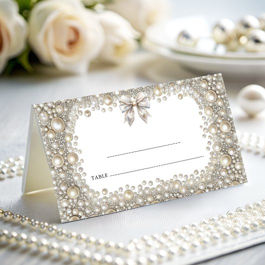 Elegant Diamonds and Pearls Wedding