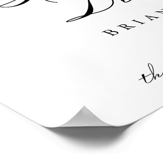 Élégant dîner de répétition horizontale Affiche de (Coin)