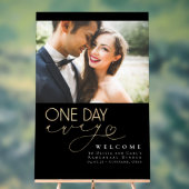 Élégant Dîner de répétition noire Photo de bienven (Neutre)