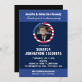 Élégant Dîner Politique Invitation (Devant / Derrière)