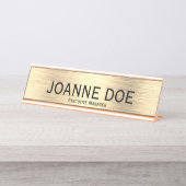 Élégant Directeur exécutif Bureau Nom Plaque (Devant)