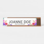 Élégant Directeur exécutif Bureau Nom Plaque (Devant)