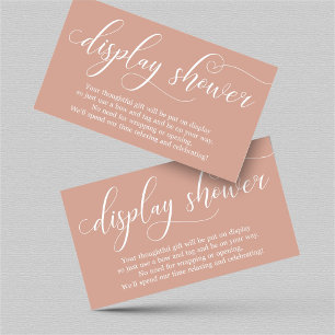 Elegant Display Douche Insert voor Uitnodiging Informatiekaartje